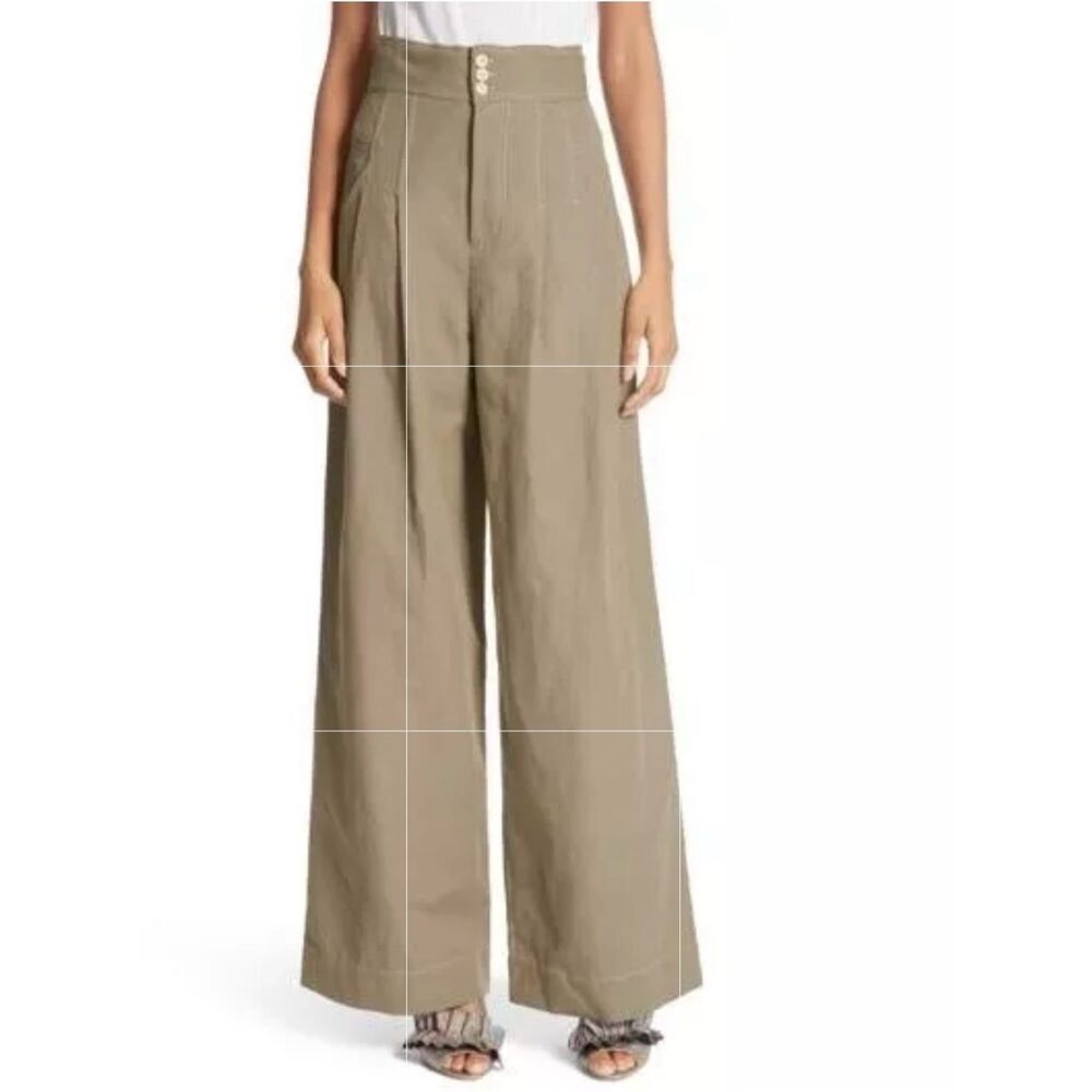 NEW Rebecca Taylor La Vie Women’s 28 Laurel Linen Twill Pant Slacks